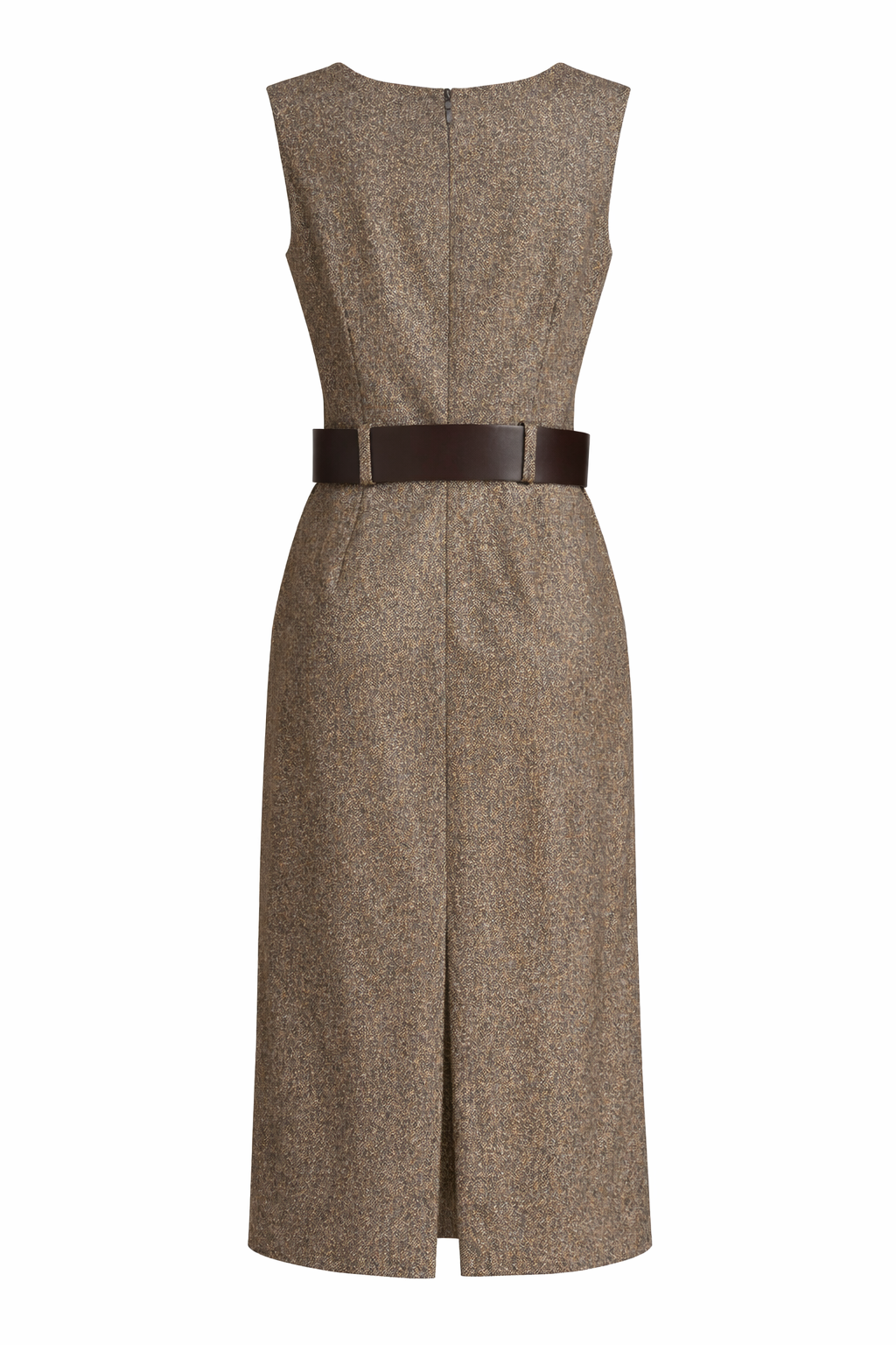 Vintage Woolen belted dress