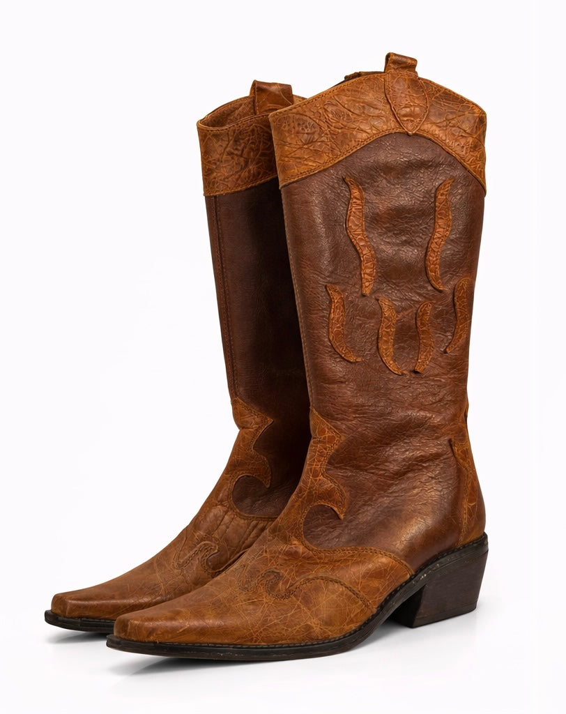 Deadstock leather boots