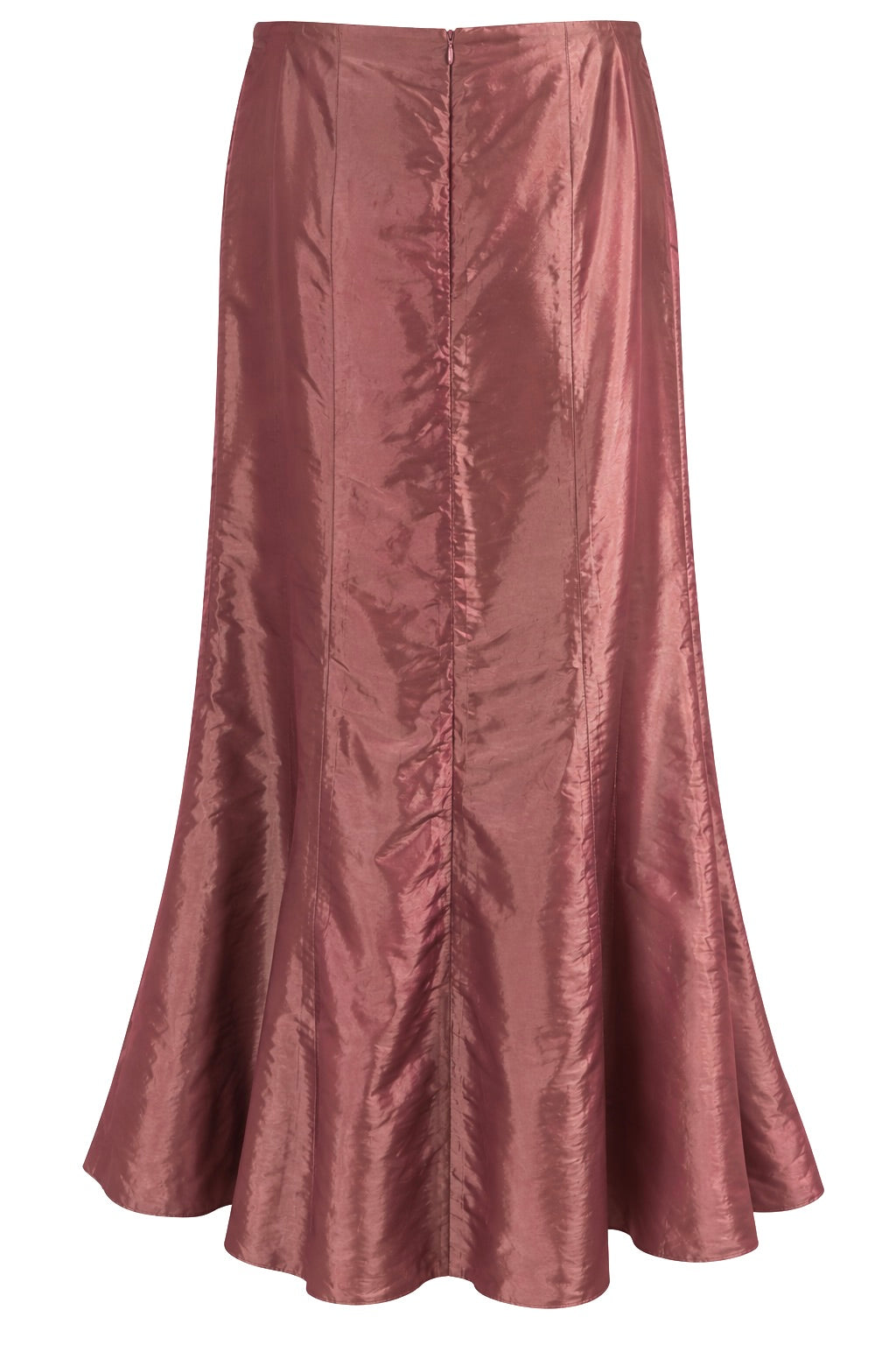 Mermaid maxi taffeta skirt