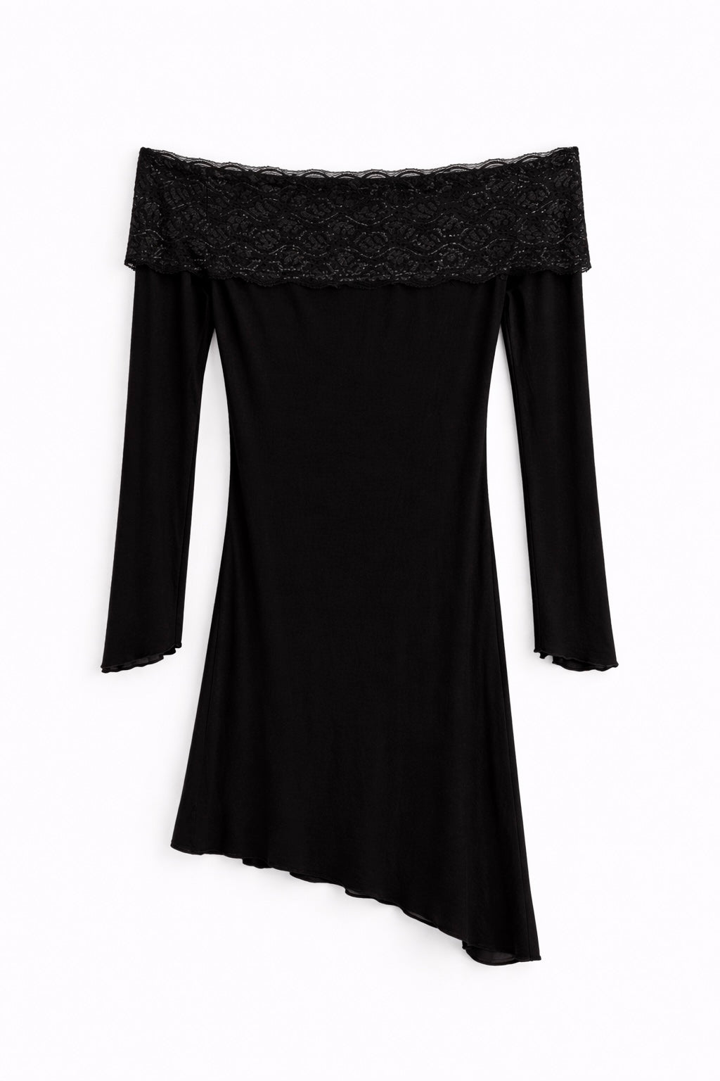 Off shoulder elastic dress
