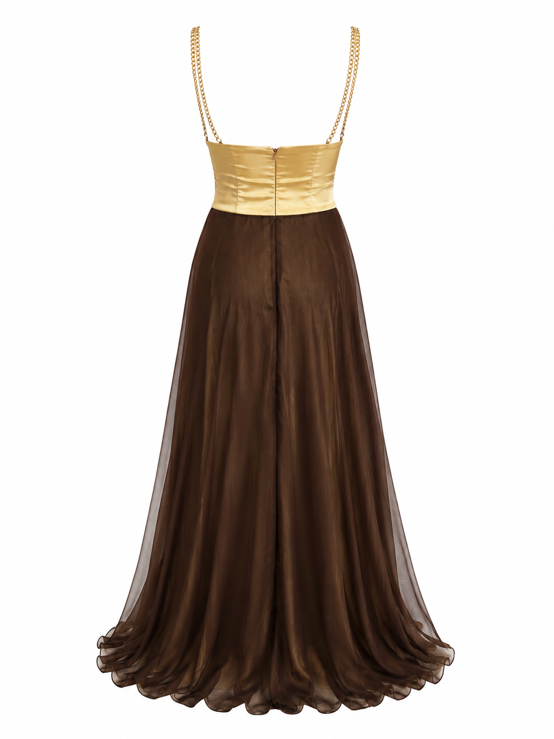100% silk maxi beaded gown