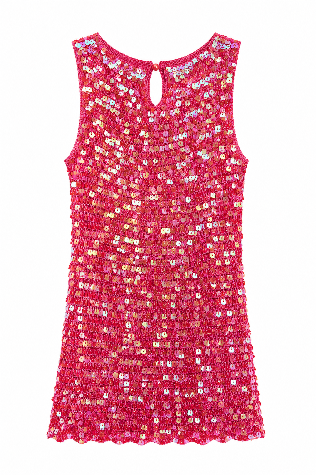 Beaded knitted blouse