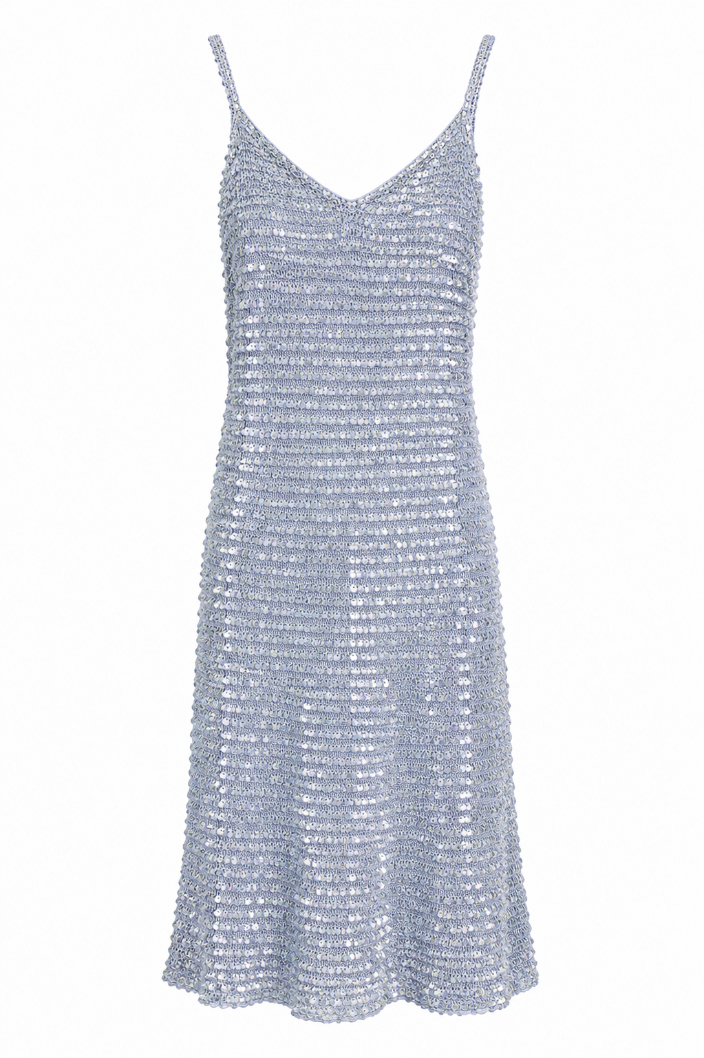 Midi crochet sequin dress