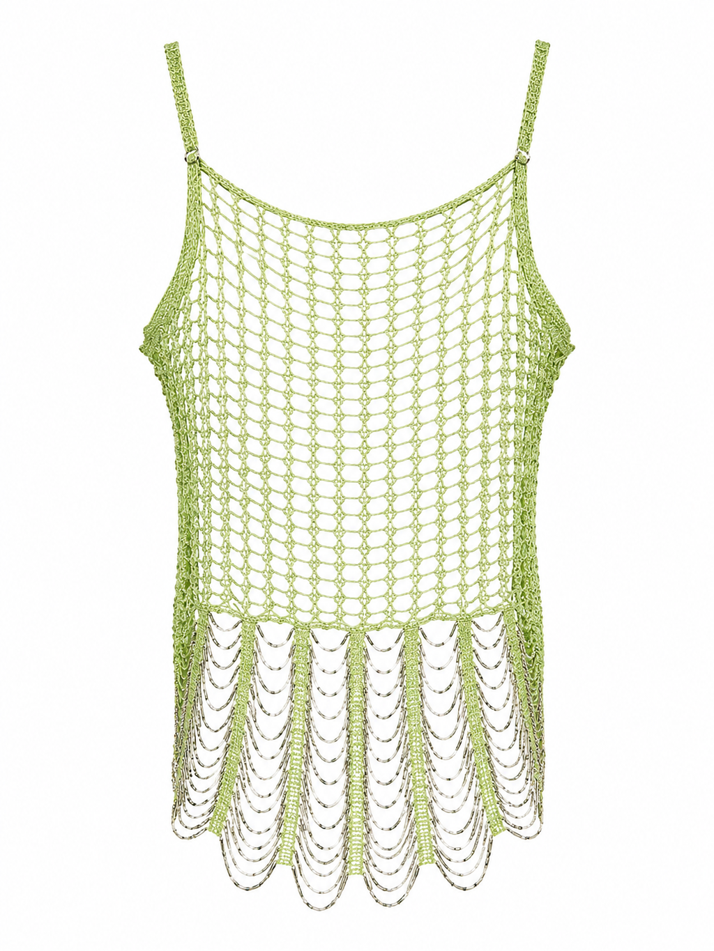 Crochet beaded summer top