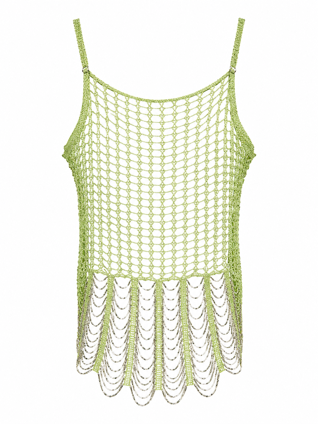 Crochet beaded summer top