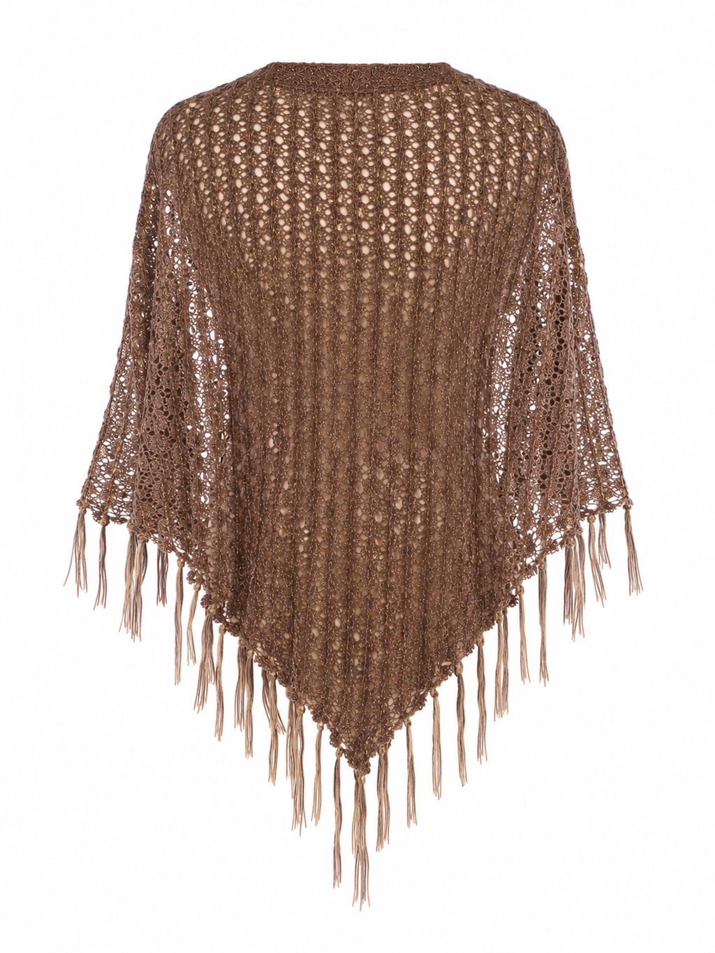 Knitted poncho