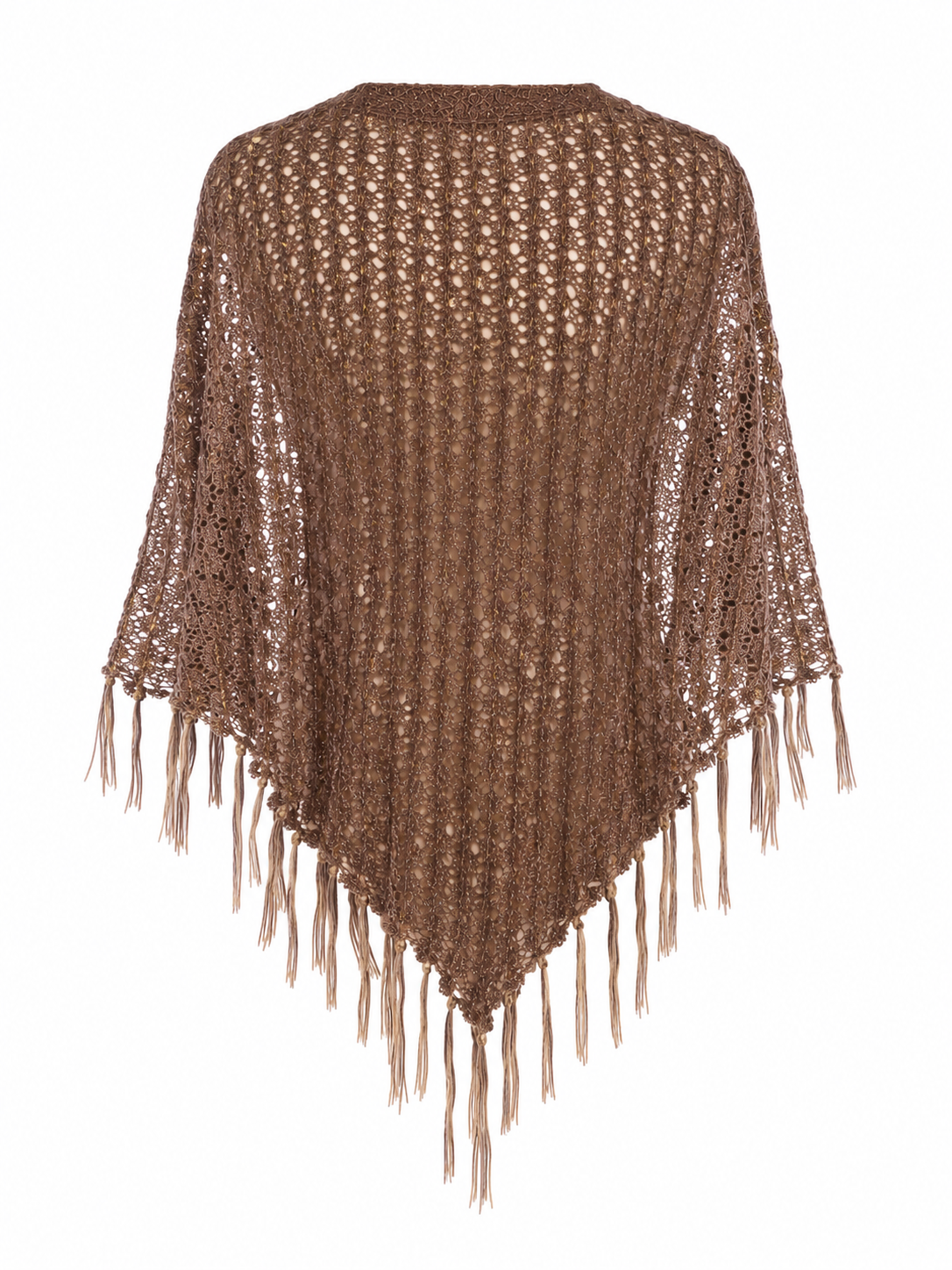 Knitted poncho