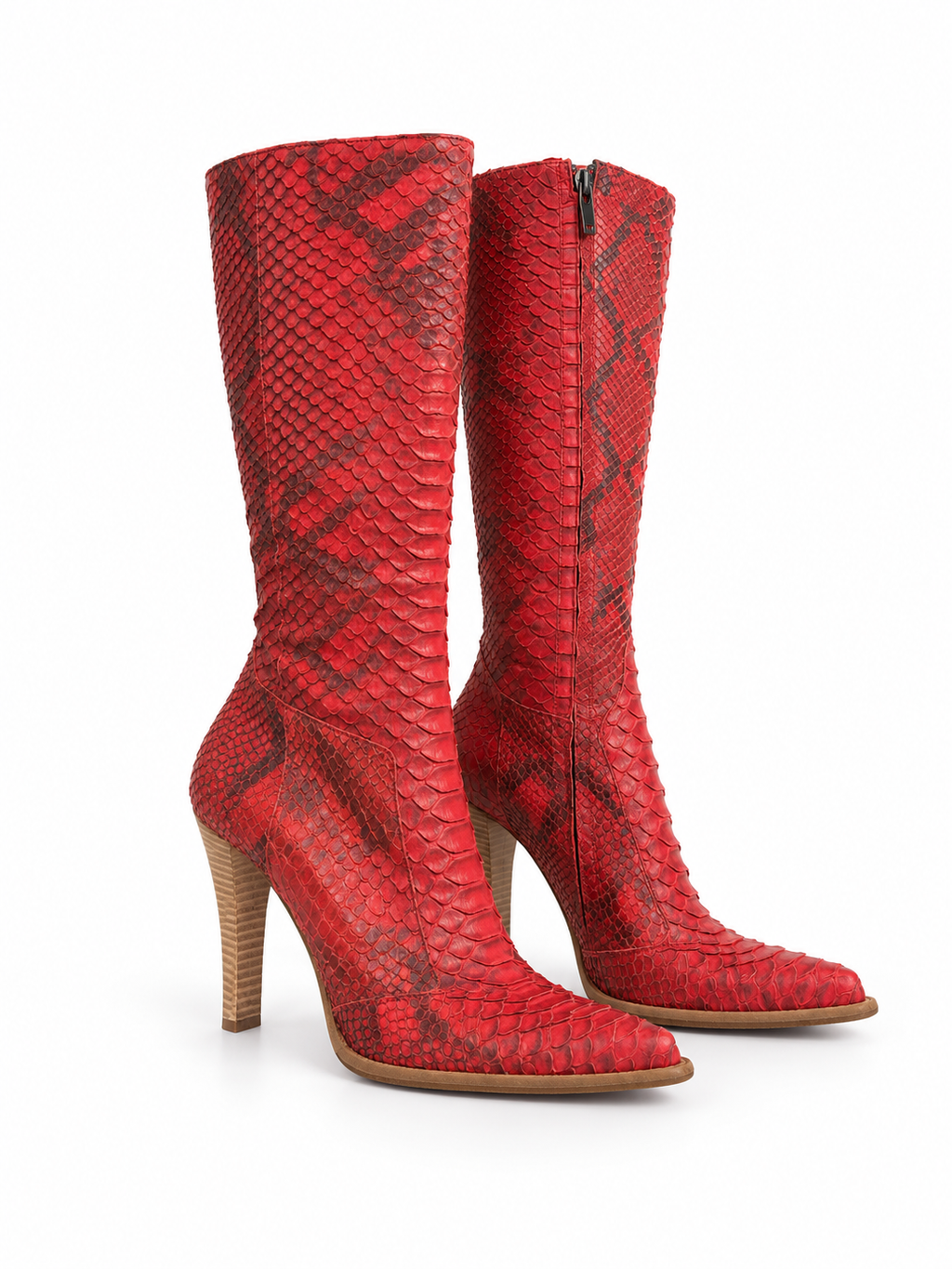 Real leather boots
