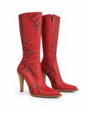 Real leather boots