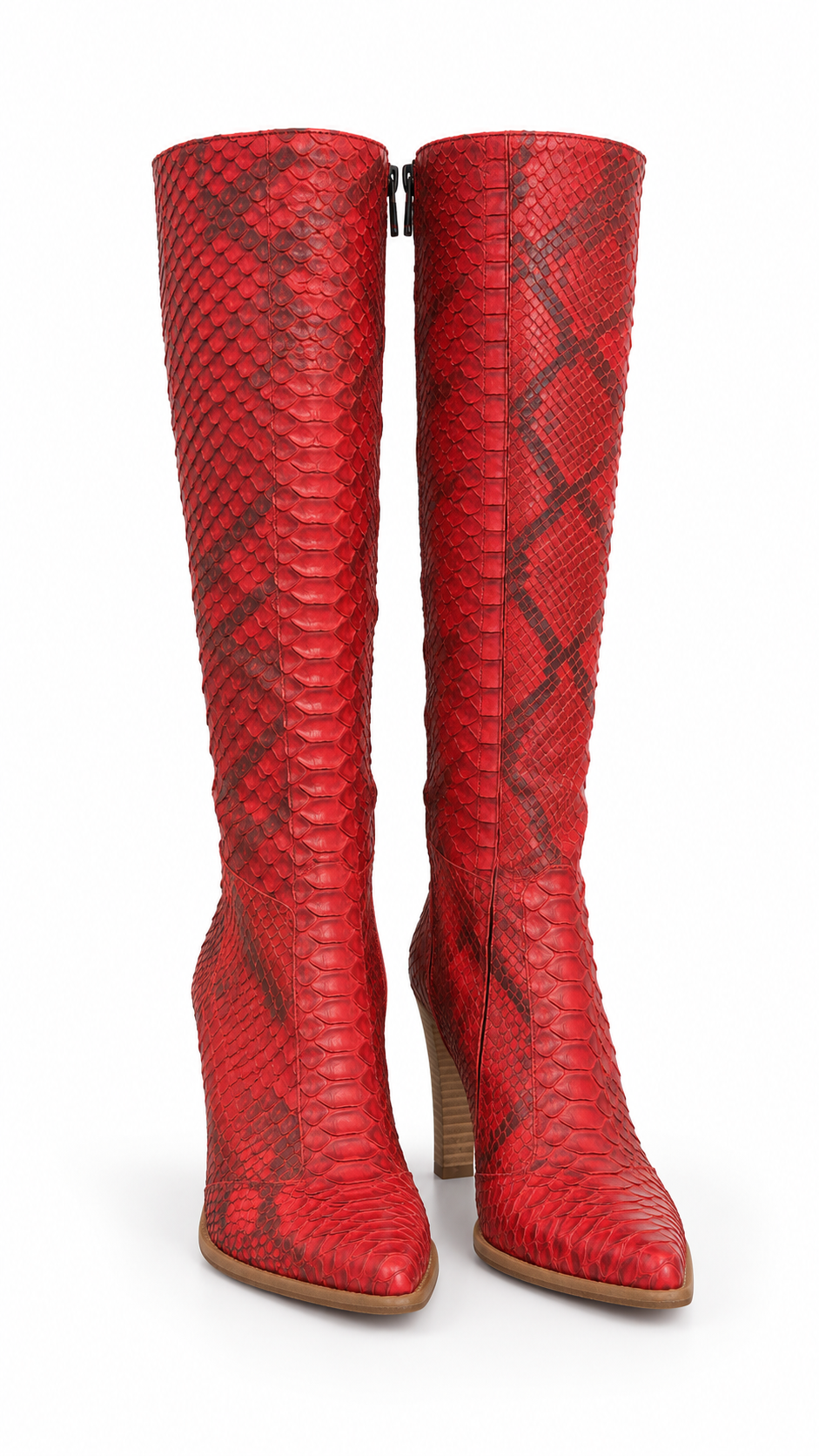 Real leather boots