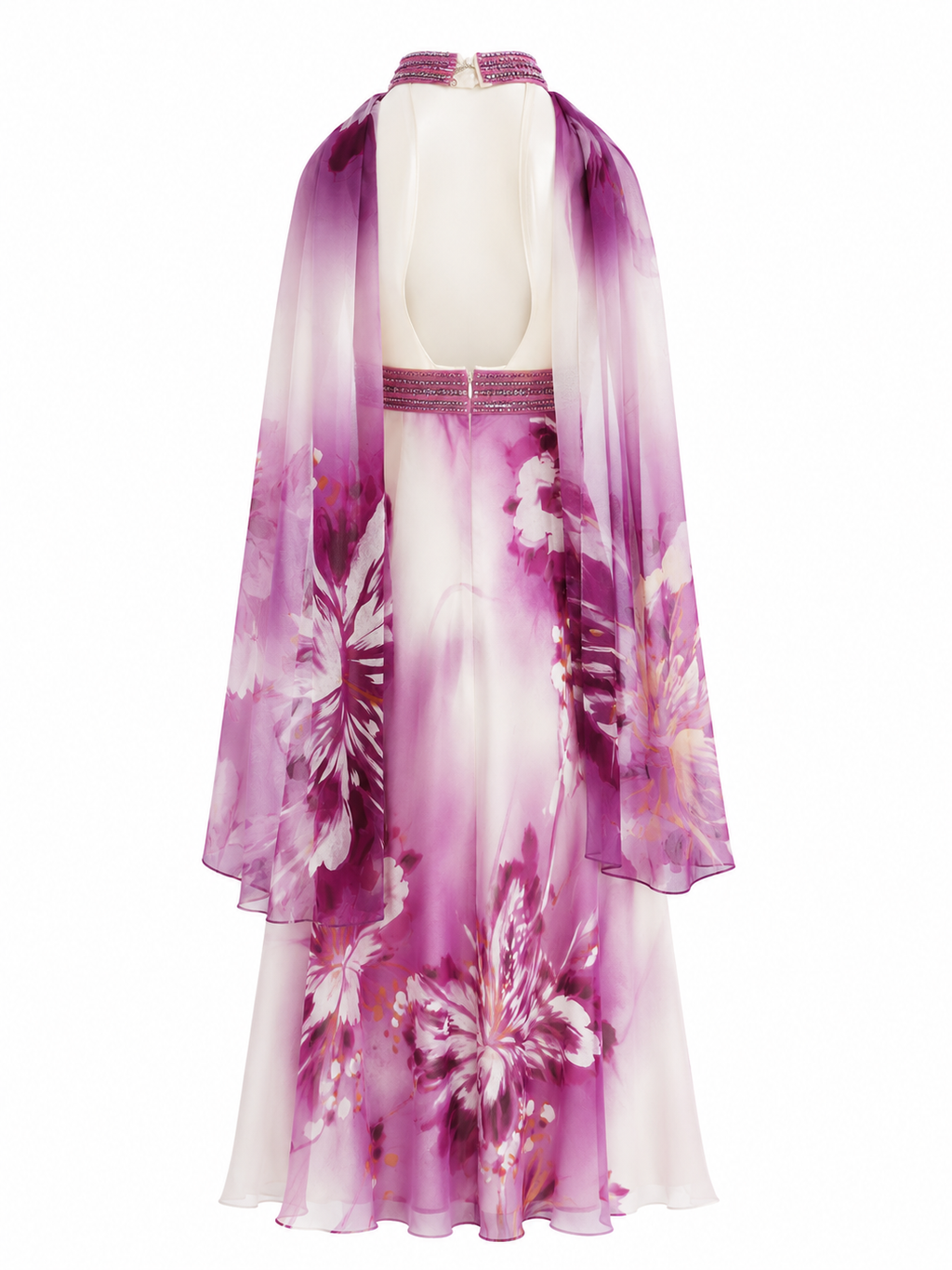 Vintage dress with scarf