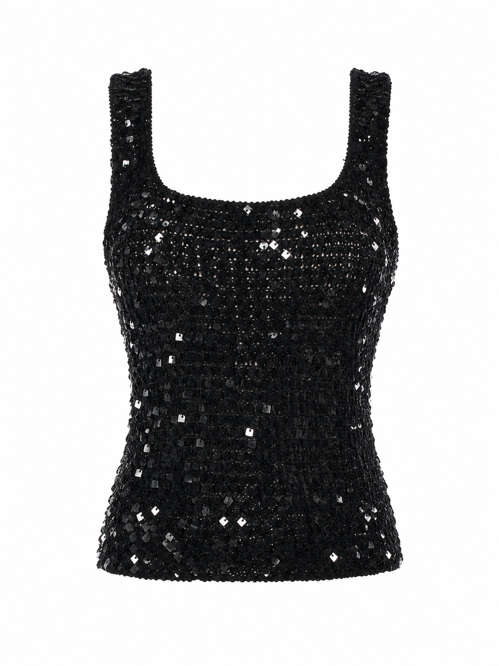 Crochet beaded top