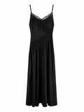 Black maxi lingerie dress