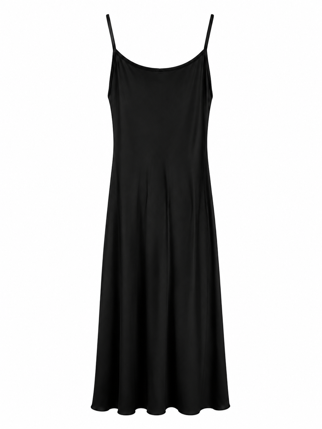 Black maxi lingerie dress