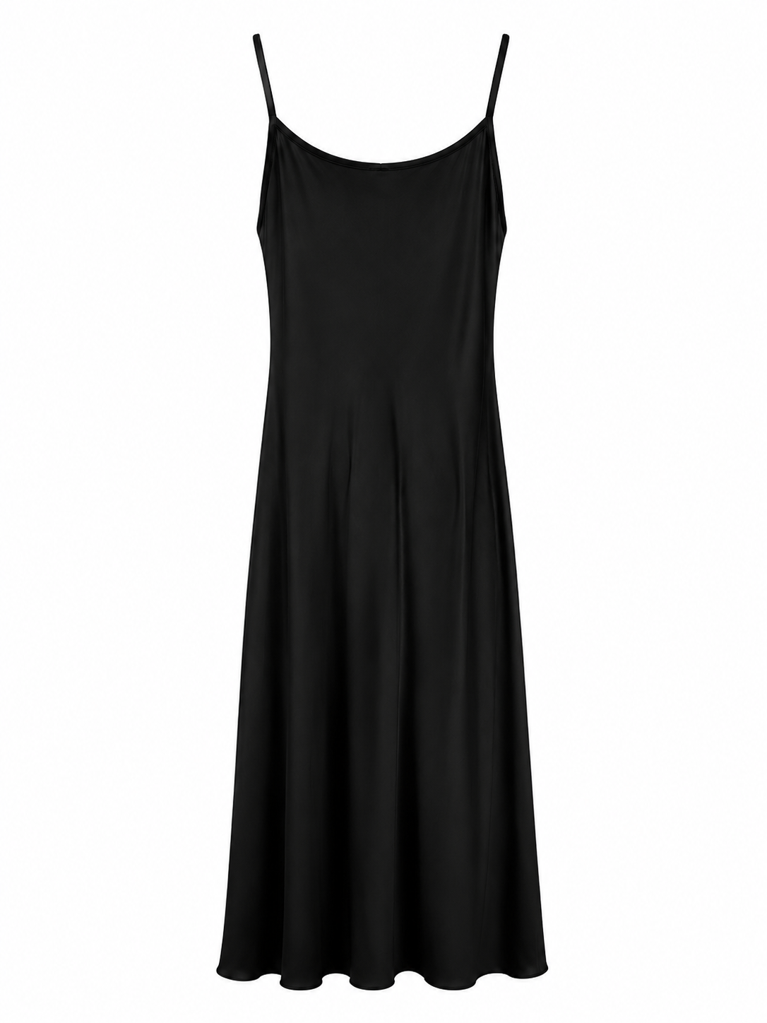 Black maxi lingerie dress