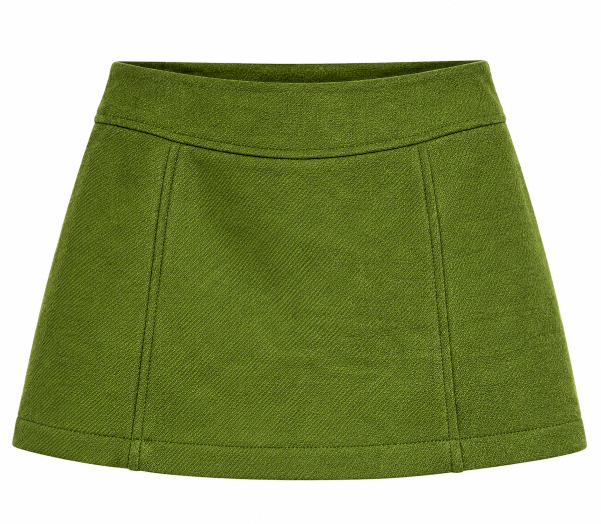 Mini green skirt
