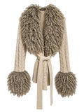 Sisley belted cardigan