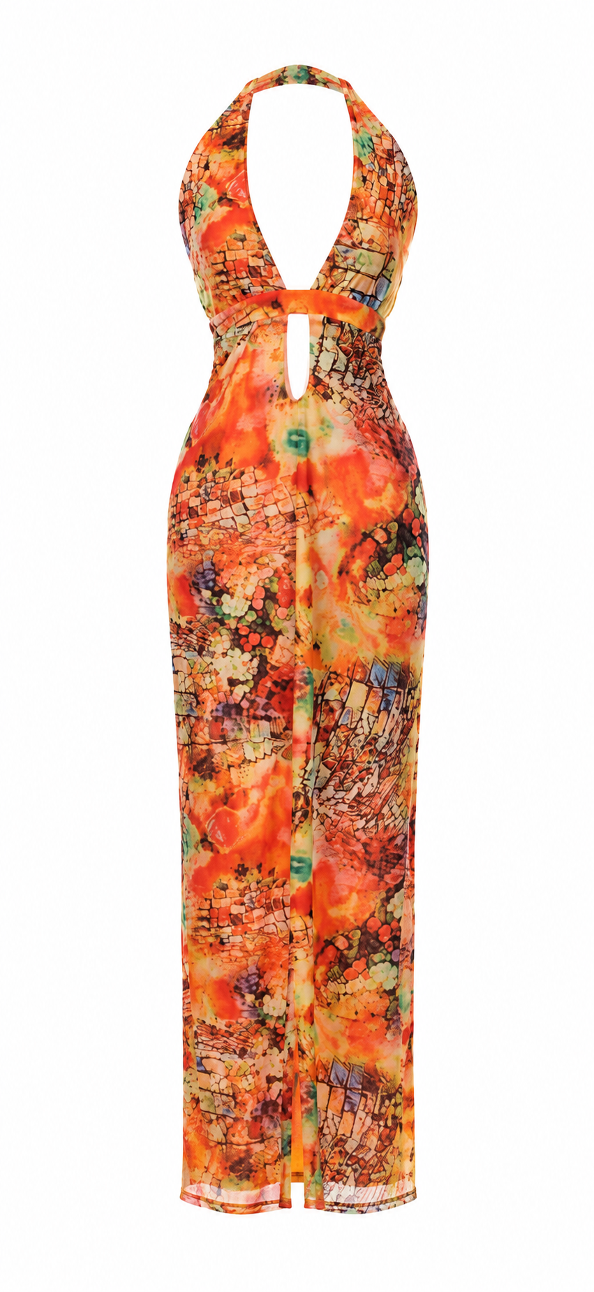 Maxi backless dress