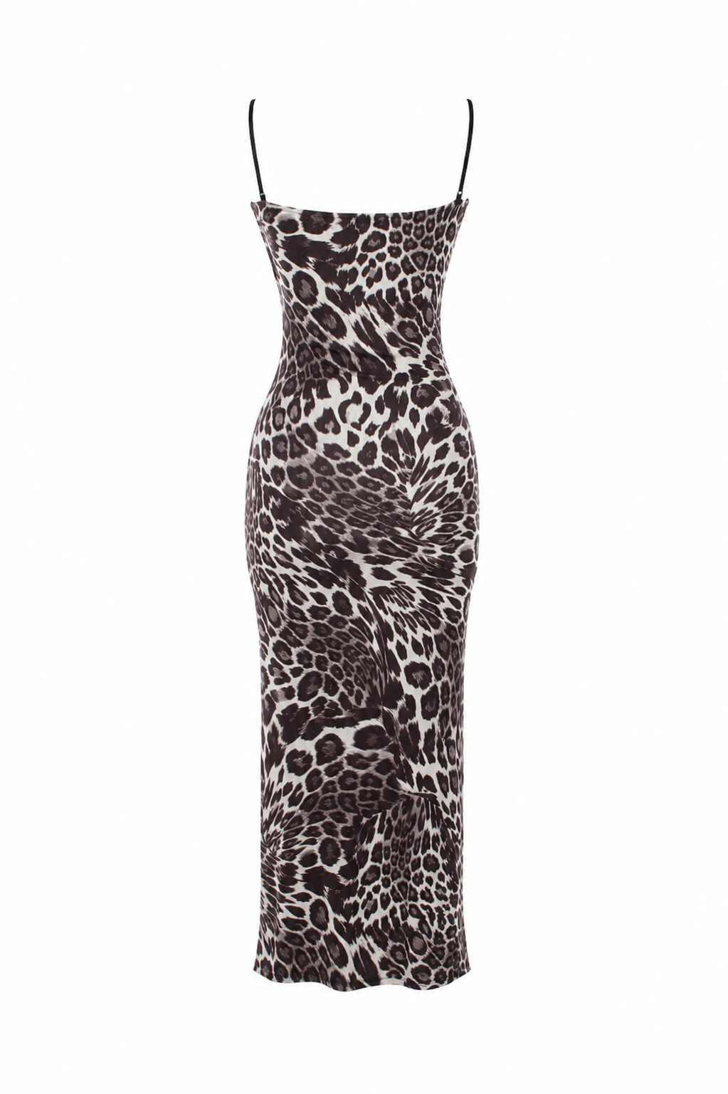 Strappy leopard dress