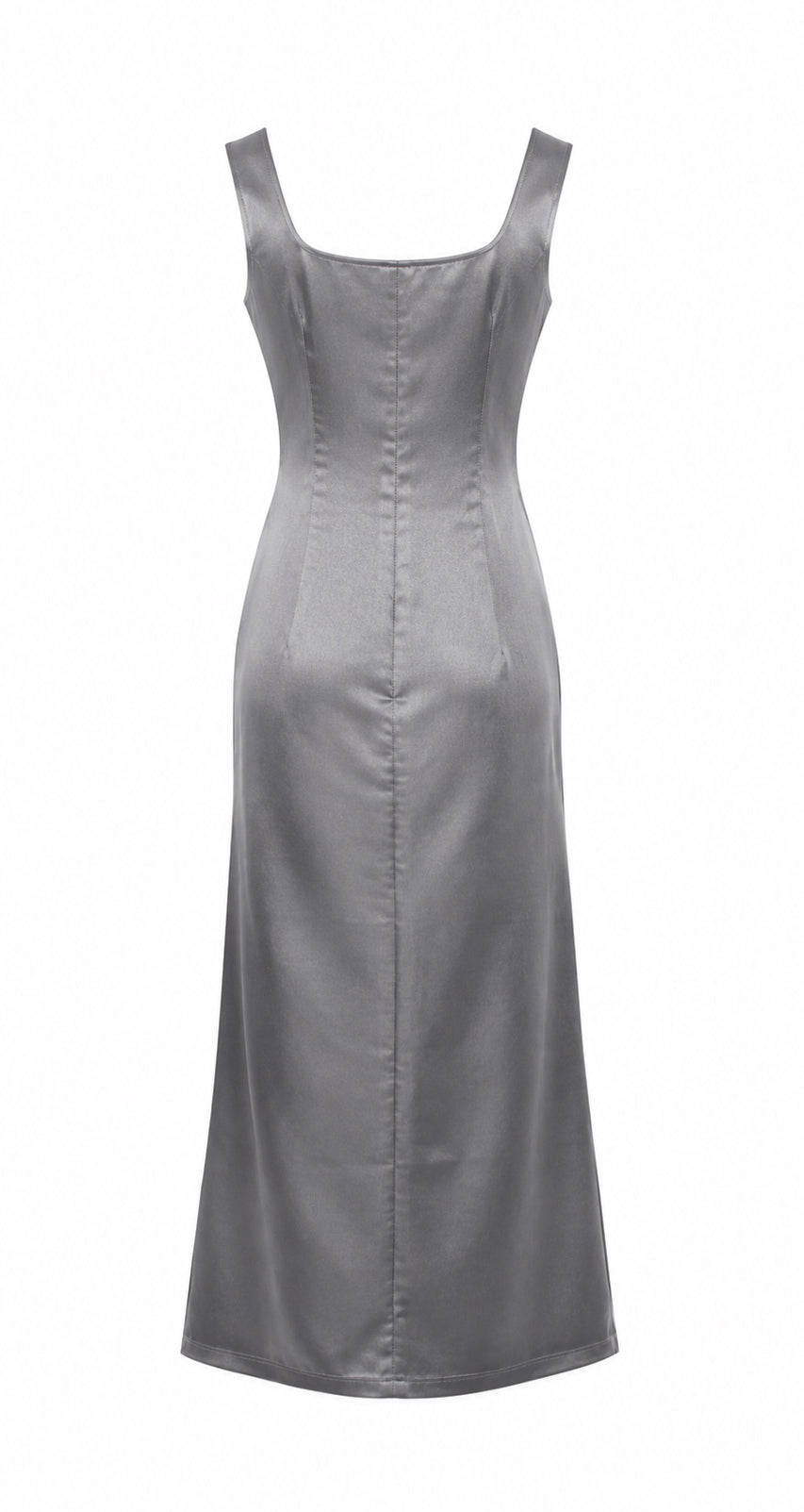 Classy satin fitted dress