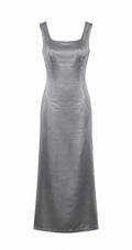 Classy satin fitted dress