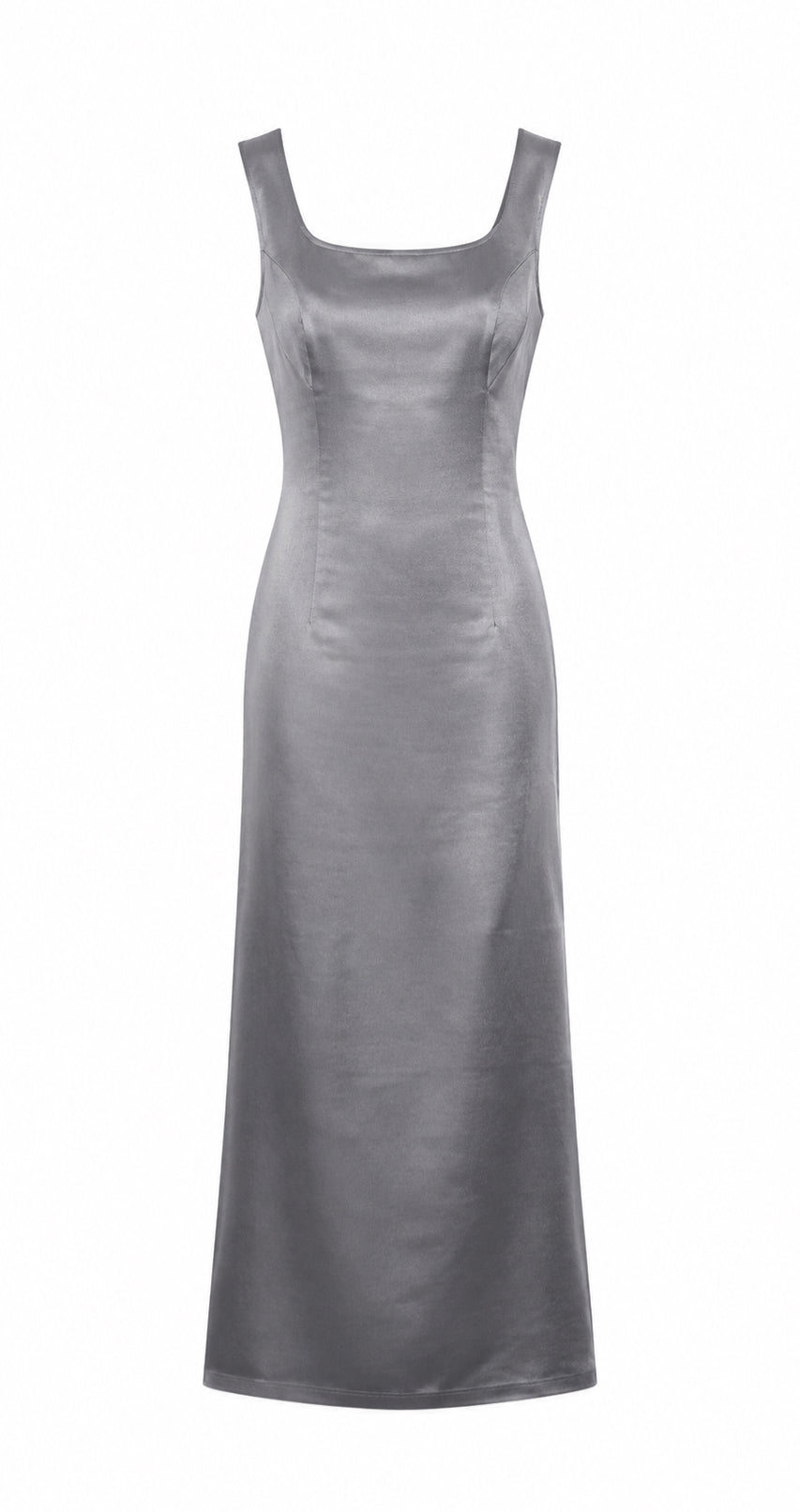 Classy satin fitted dress