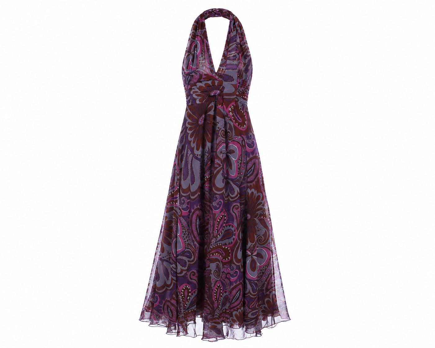Maxi Halterneck backless dress