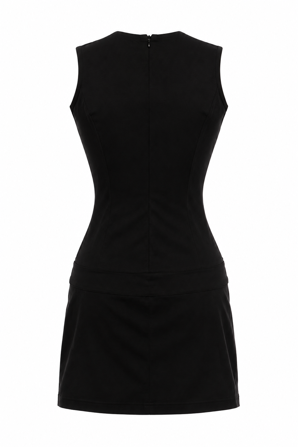 Mini winter thick material dress with chains