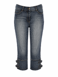 Low rised capri jeans