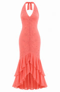 Fairy core beaded halter neck dress