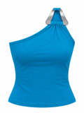 Elastic top with metallic hoop