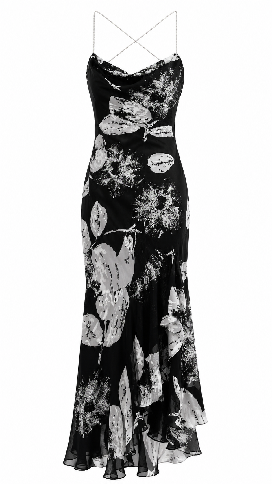 Silk flower dress