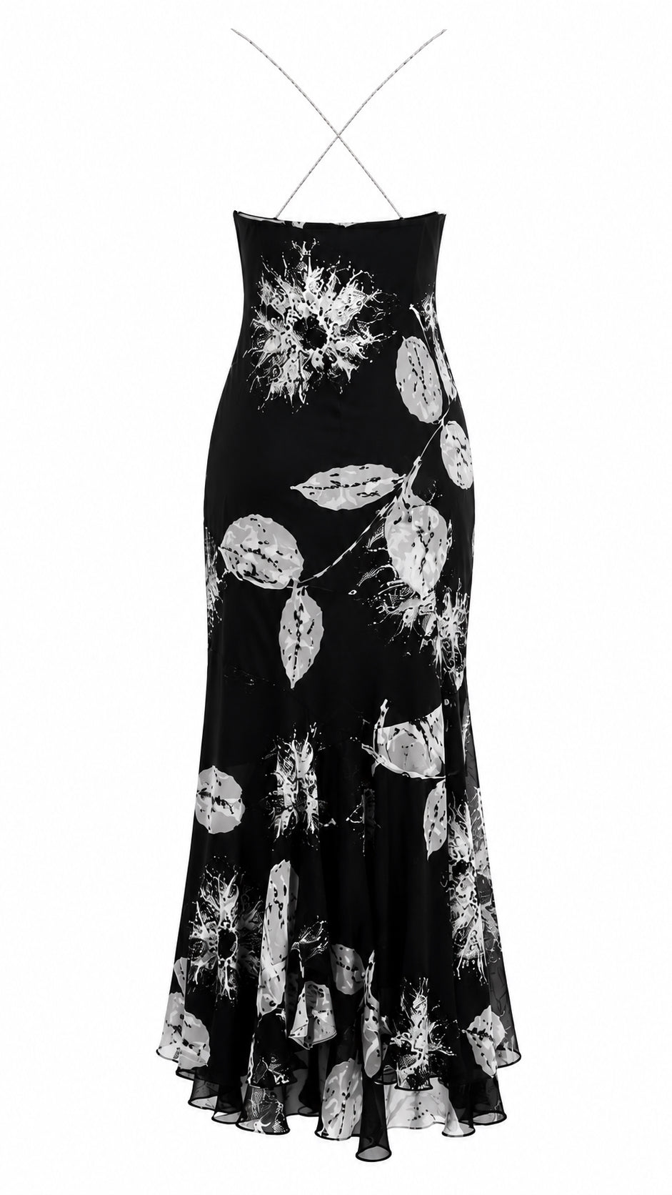 Silk flower dress