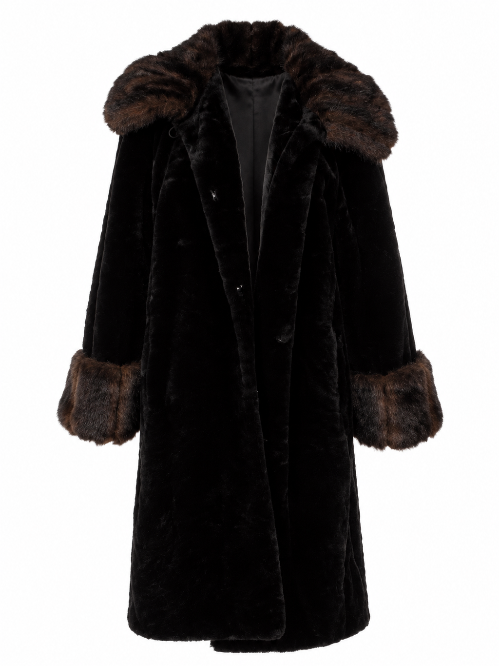 Eco fur coat