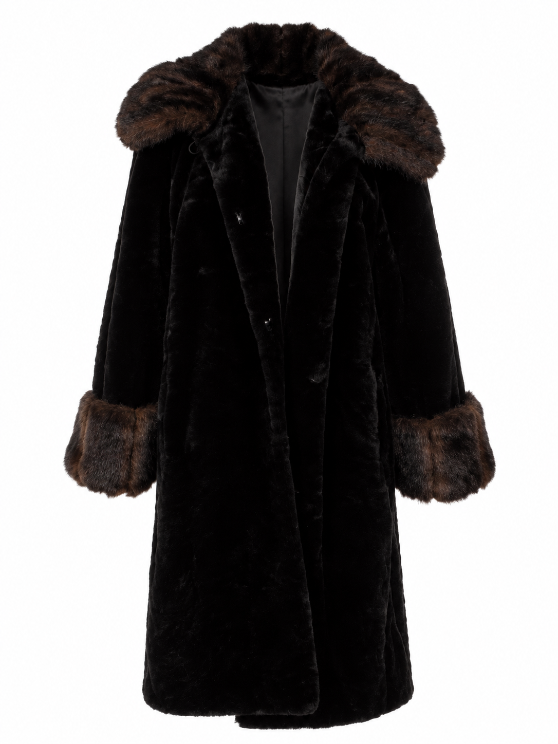 Eco fur coat