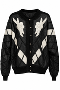 Vintage patchwork leather jacket