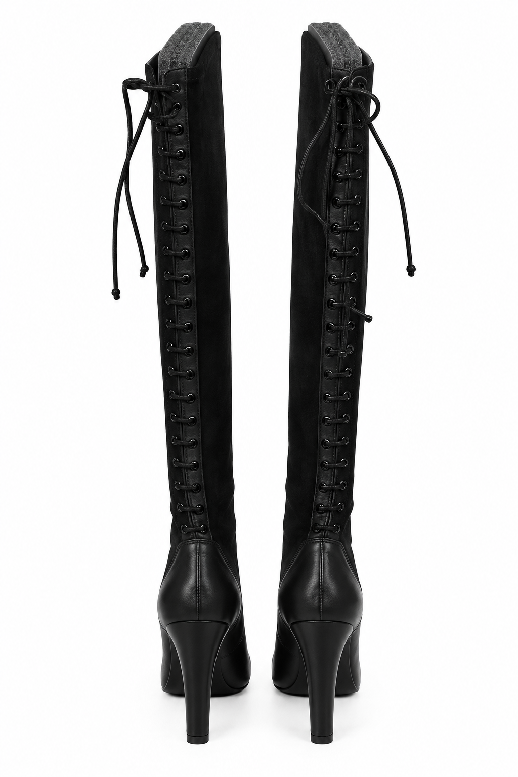Nine West corset leather boots