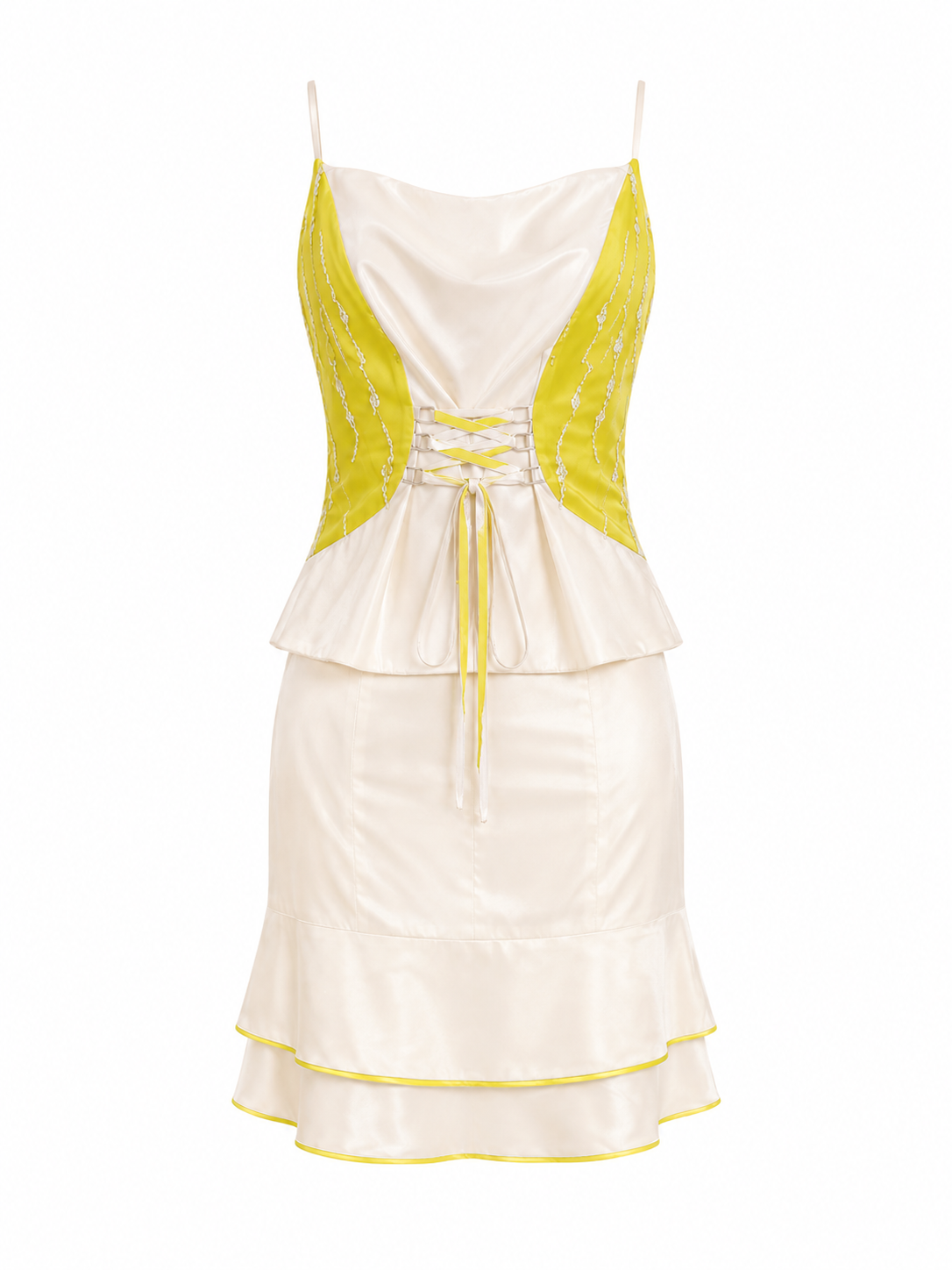 Deadstock corset & skirt set