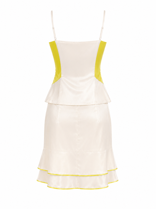 Deadstock corset & skirt set