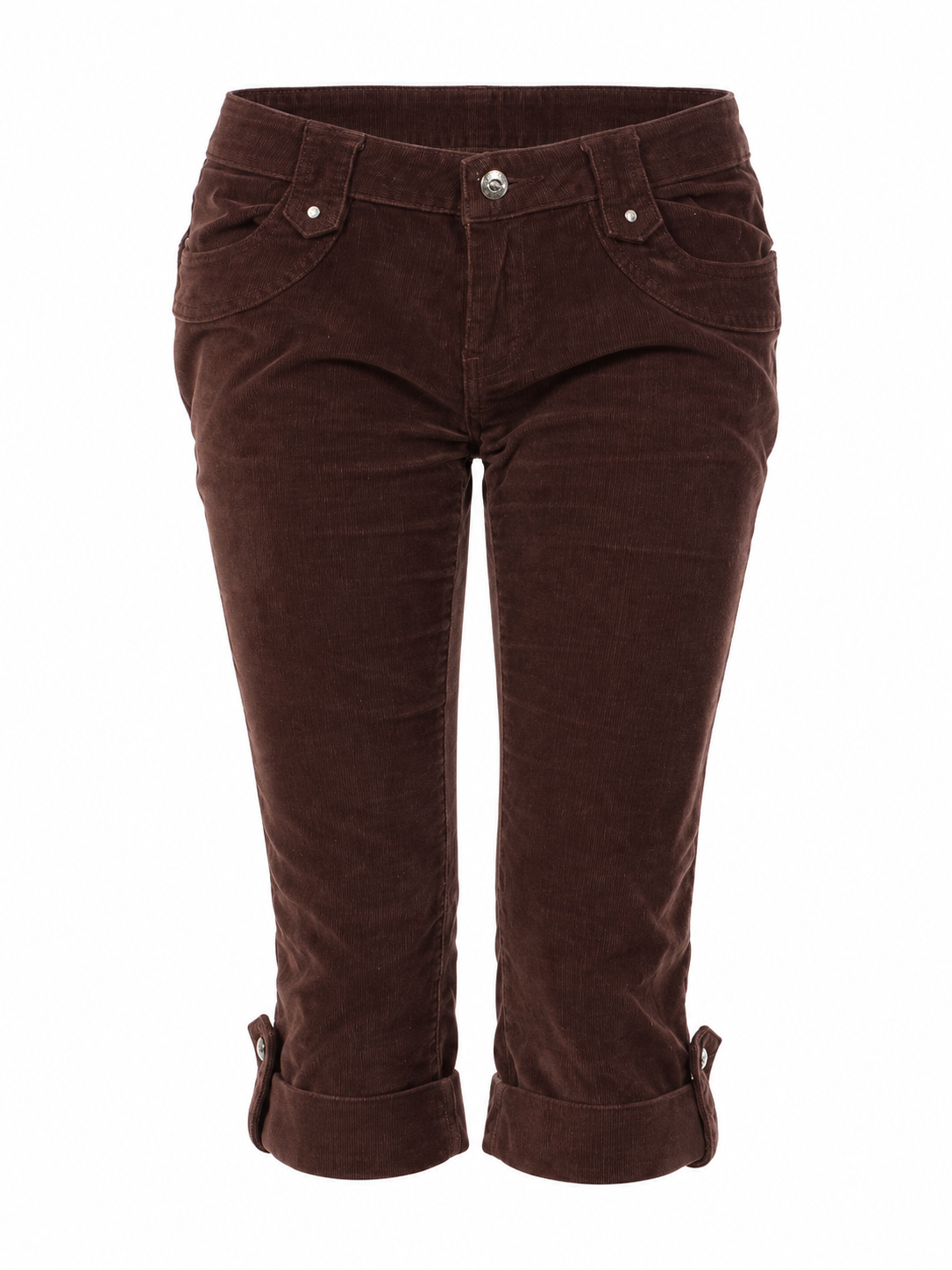 Corduroy capri pants
