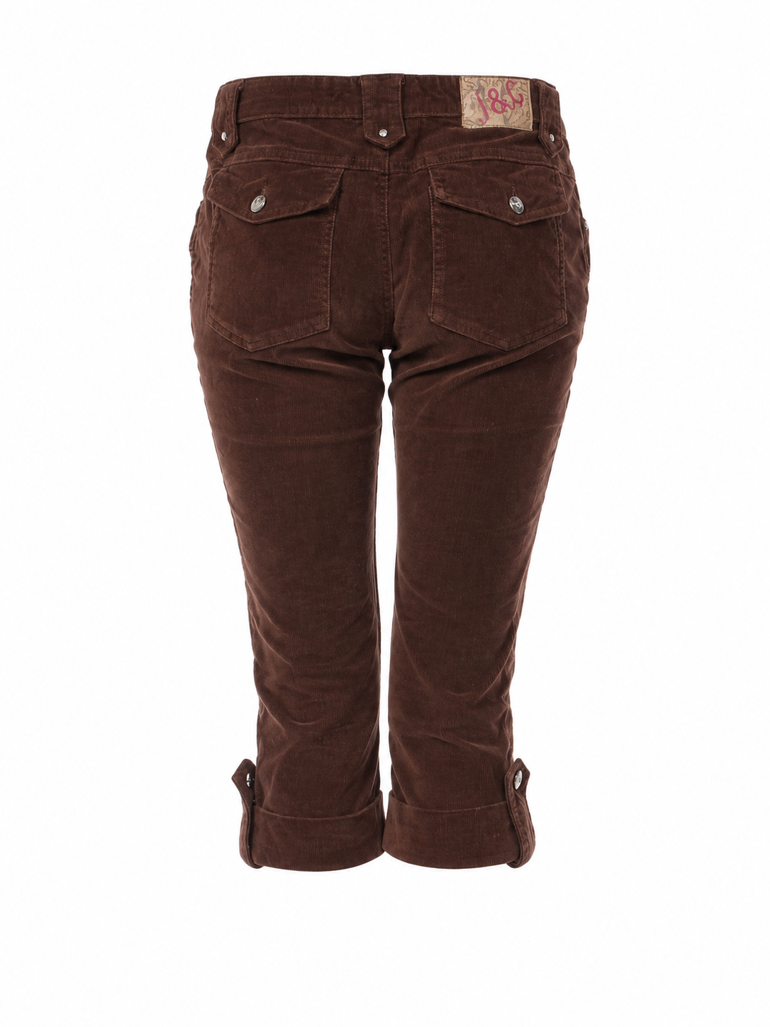 Corduroy capri pants