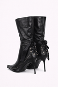 Deadstock leather booties