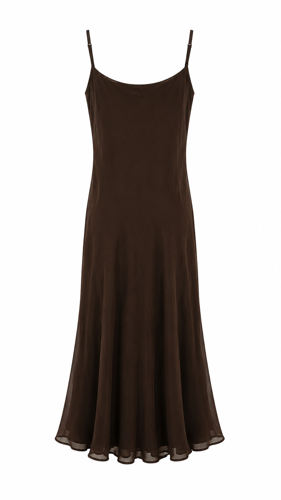 Maxi dress with embroidered flowers