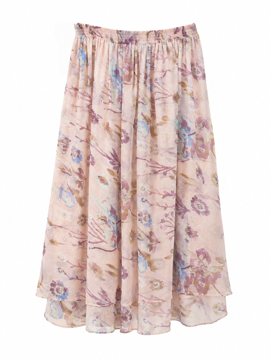 Pleated summer skirt