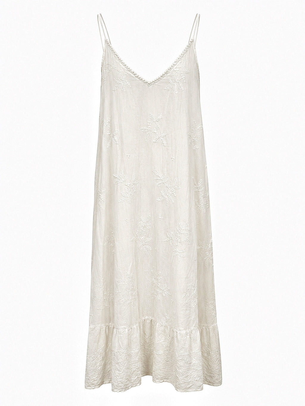 Cotton embroidered dress