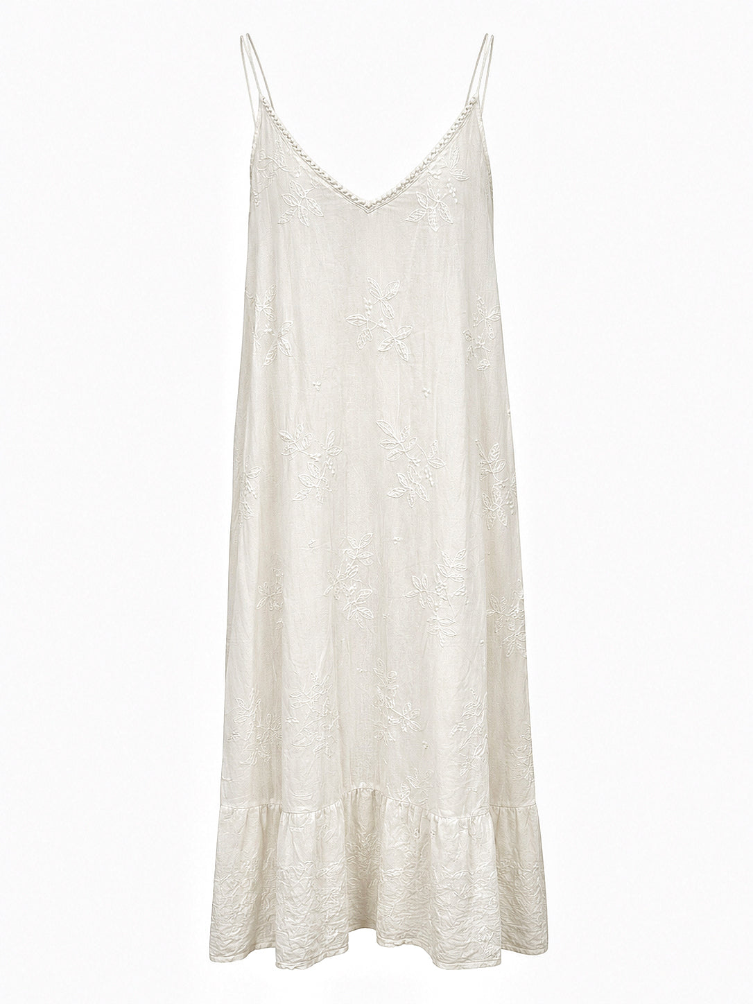 Cotton embroidered dress