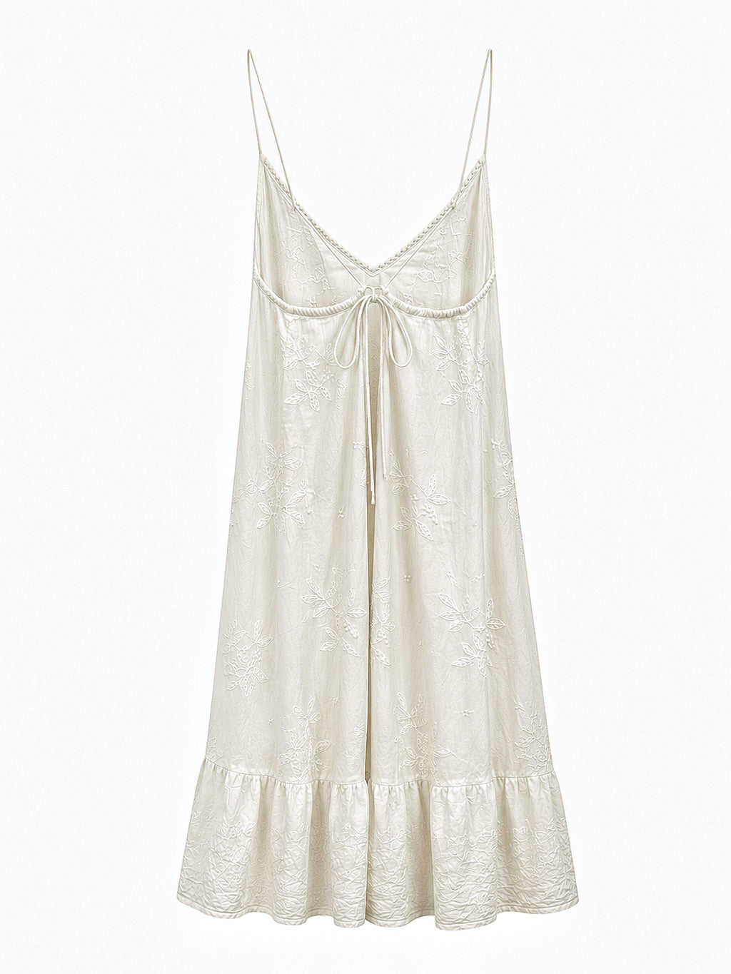 Cotton embroidered dress