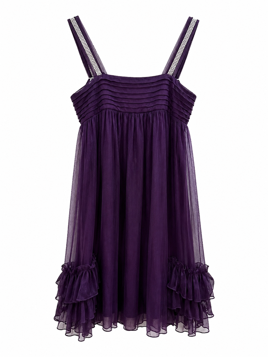 Mini ruffled dress