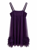 Mini ruffled dress