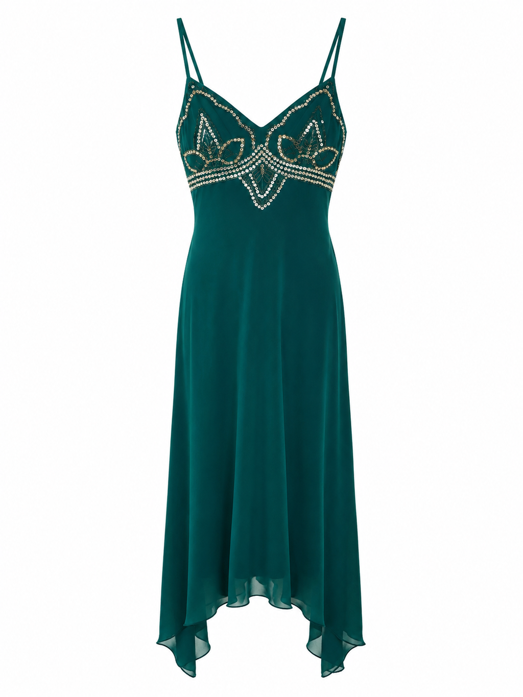 Midi embellished dress